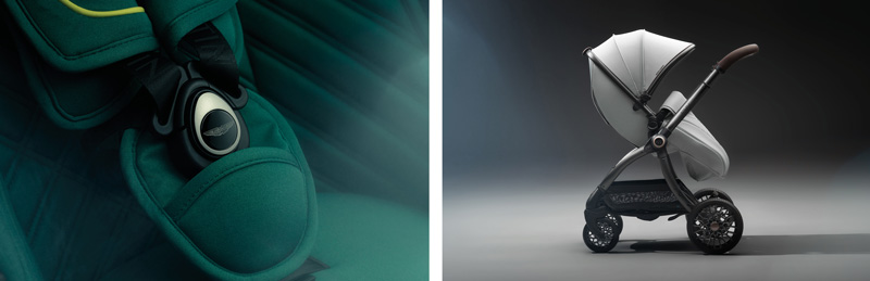 Aston Martin and egg® join forces to unveil the ultimate luxury stroller