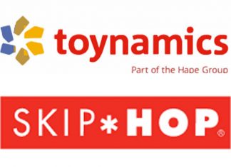 Toynamics announces exclusive distribution of Skip Hop Skip Hop Toynamic logos
