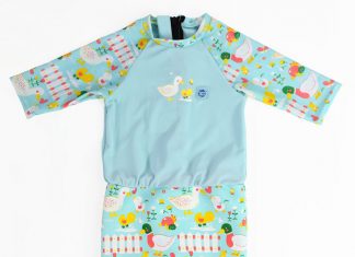 Get baby set for summer Splash About Happy Nappy Sunsuit