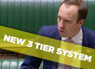 Health Secretary announces new three tier system
