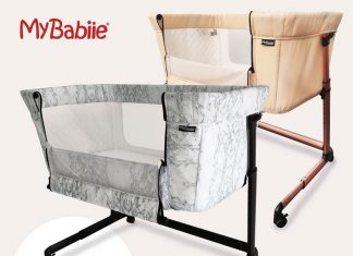Introducing the new Bedside Crib from My Babiie