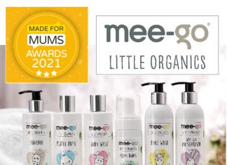 Little Organics selected for four Made for Mums Awards 2021! Mee Go Made for Mums Awards