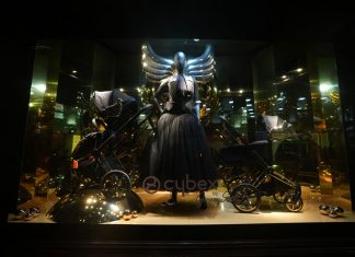 CYBEX showcases first festive window display at Harrods