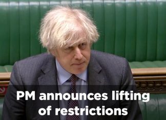 Boris announces lifting of restrictions