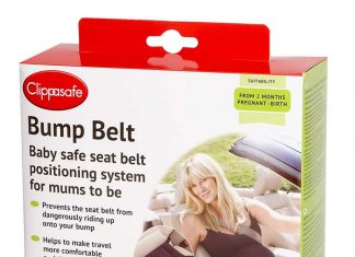 Preventing seat belt danger to unborn babies with Clippasafe