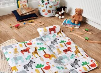 Nap, rest and play with Bloomsbury Mill’sToddler Nap Mats