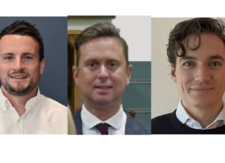 Enesco announce changes to team From Left: David Hester, Richard Harrison, Jens de Voogd