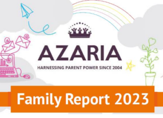 Azaria shares insight into UK family life