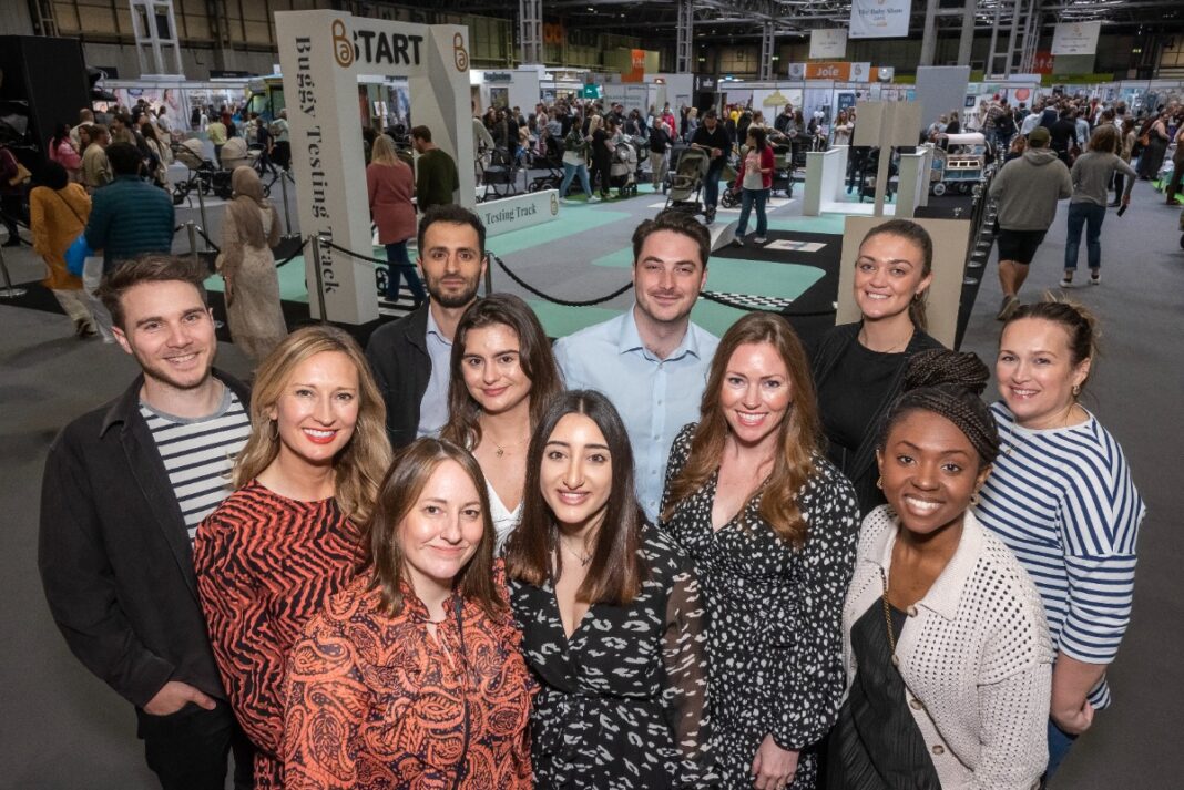 The team at The Baby Show at NEC Birmingham, May 2023.