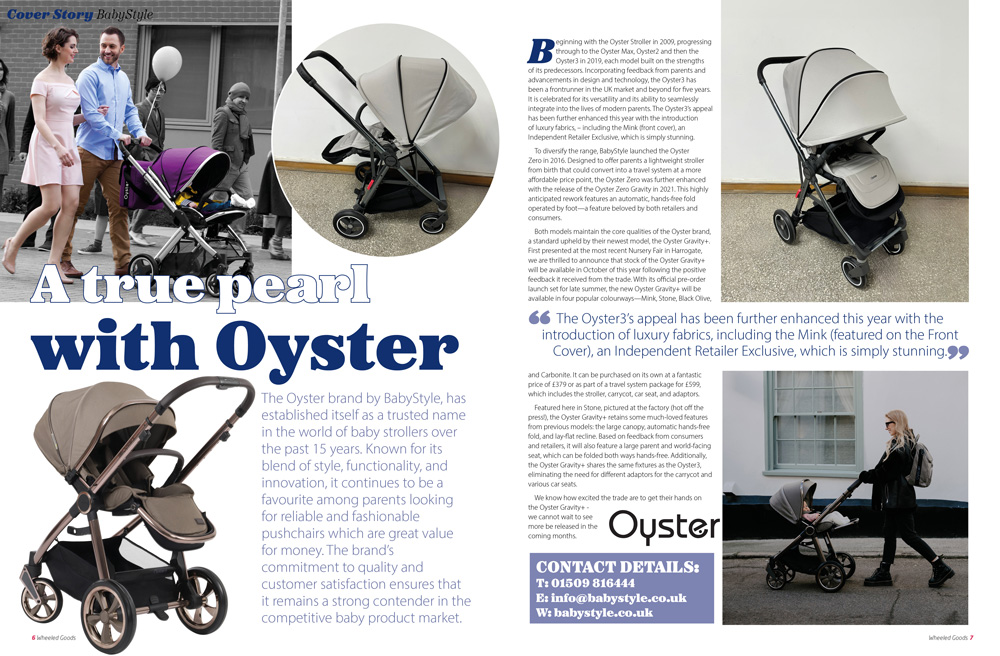 Nursery Today Wheeled Good Supplement 2024 BabyStyle Cover Story