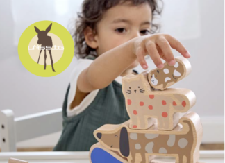 LÄSSIG introduce wooden fun animal friends