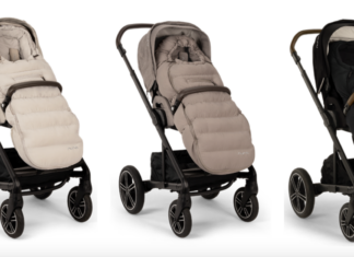 NEW Winter Stroller Set in Biscotti and Cedar from Nuna