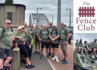 Fence Club walkers raise £10,000 for charity