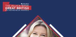 Cara Sayer wins the 2025 Allica Bank Great British Entrepreneur Awards for South East